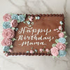 Brown Birthday Cake