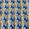 blue tail themed tea cakes
