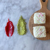 Matcha Raspberry Tea Cakes