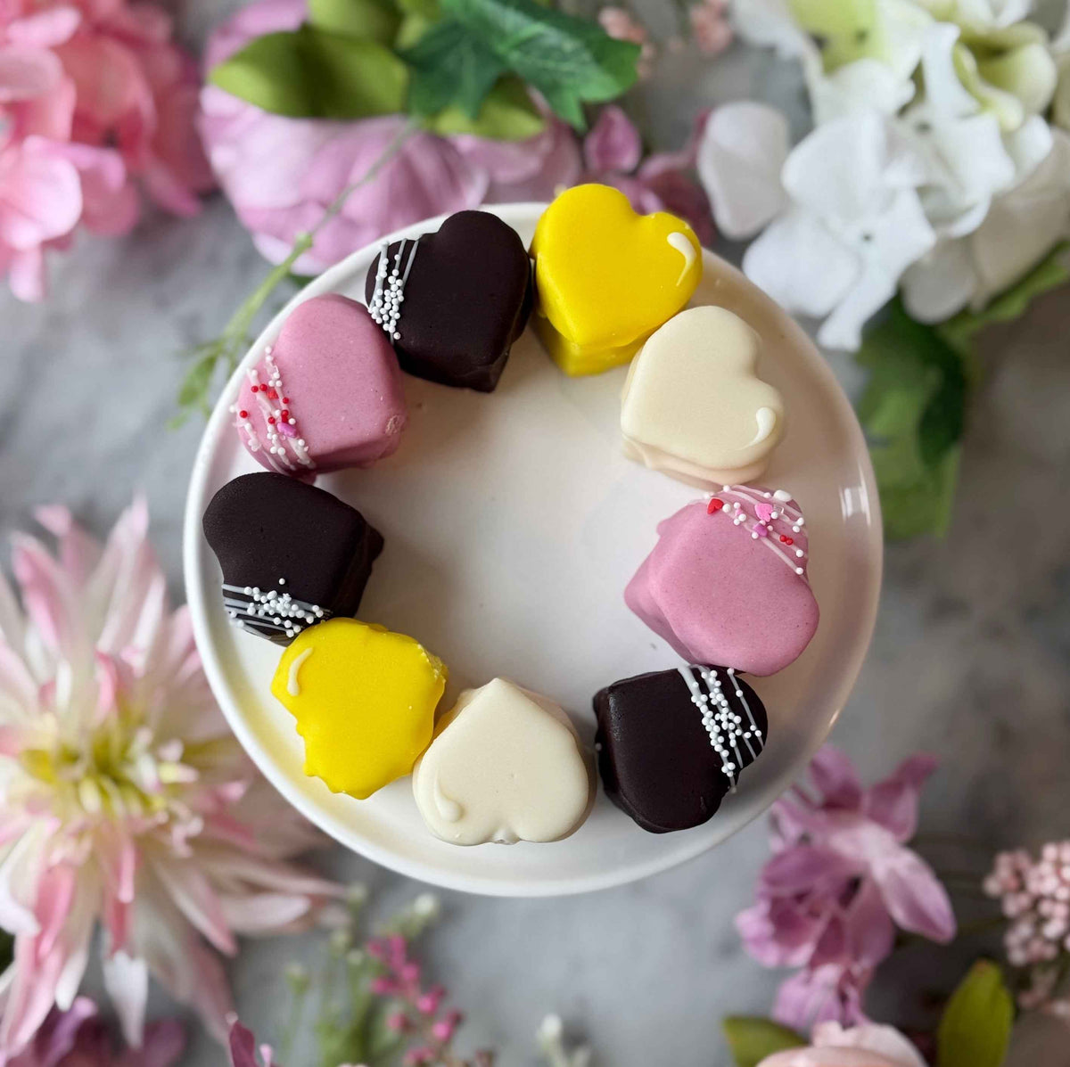 Signature Hearts Petit Fours (12-pack)