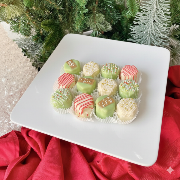 Holiday Ornaments — Vanilla & Chocolate Tea Cakes - Dragonfly Cakes®
