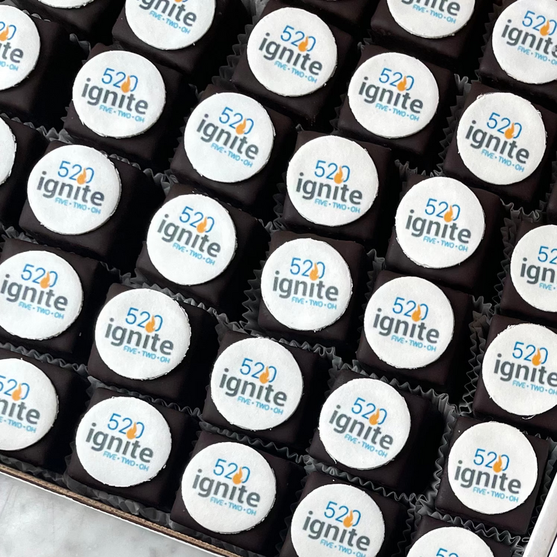 520 ignite themed tea cakes