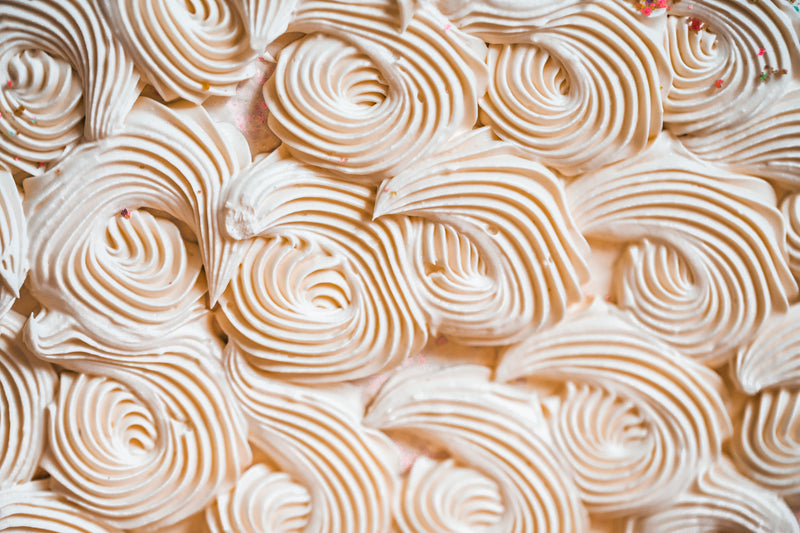 buttercream icing swirls