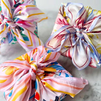Reusable Satin Scarf Gift Wrap