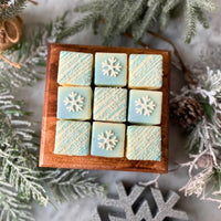 Snowflake Lane — Vanilla Tea Cakes (9-Pack) - Dragonfly Cakes®
